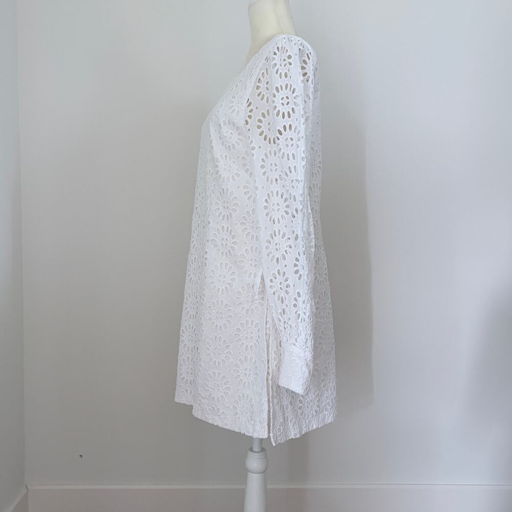 Lilly Pulitzer Aisha Eyelet Romper Dress Resort White sz 14 - Picture 5 of 10